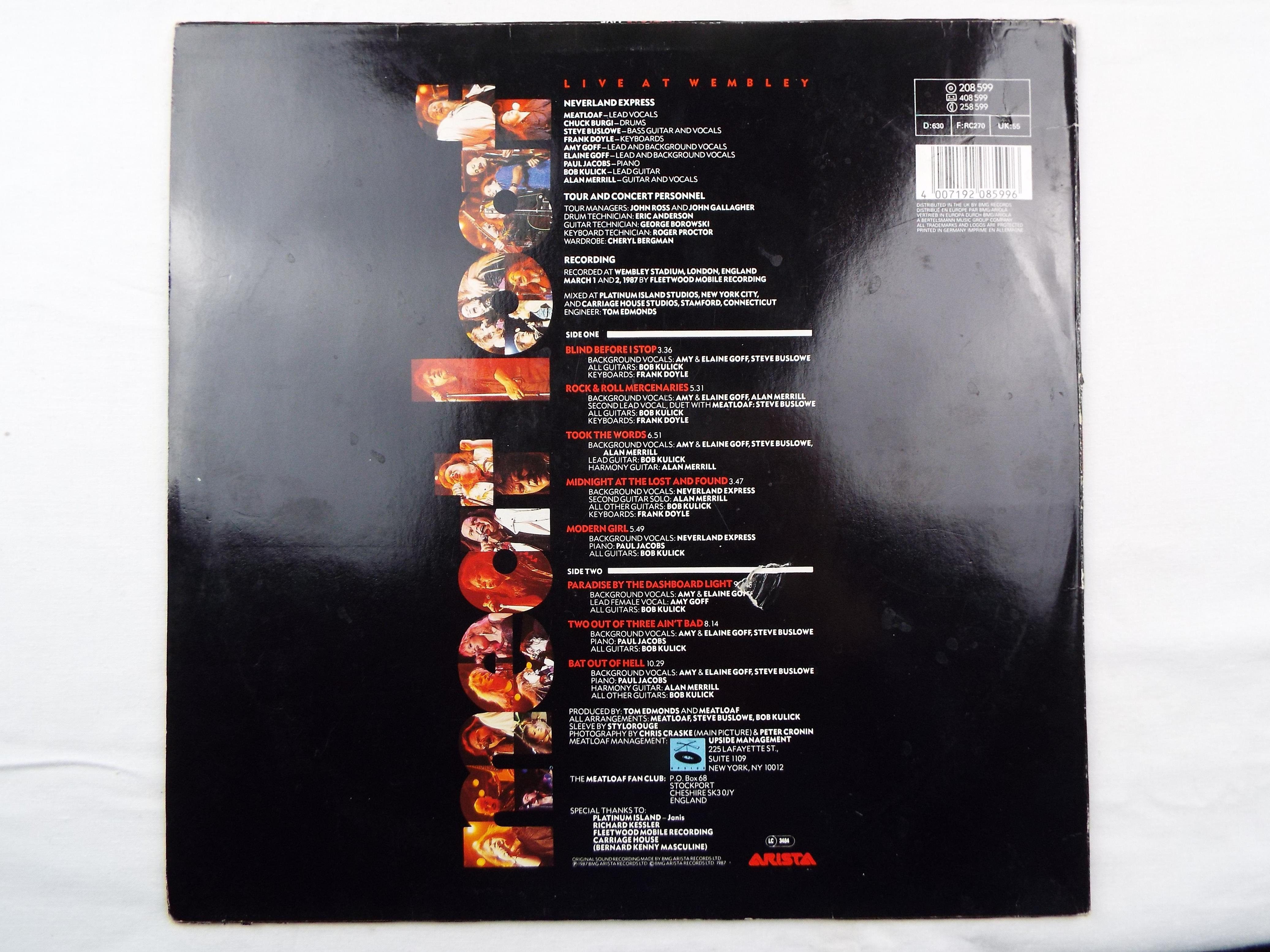 Meat Loaf LIVE 2LP Sklep plyty winylowe , plyty CD